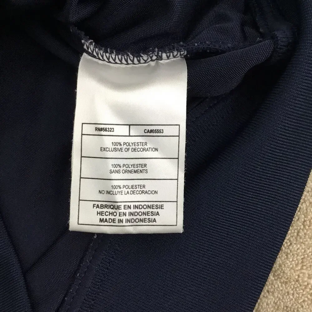 NIKE Navy Blue Full-Zip Training Track Jacket Sz L